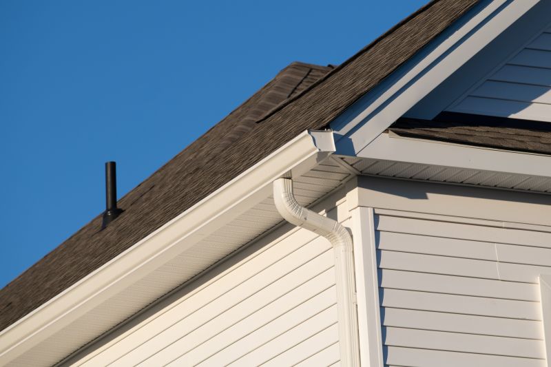 Vinyl Gutters Installation detail